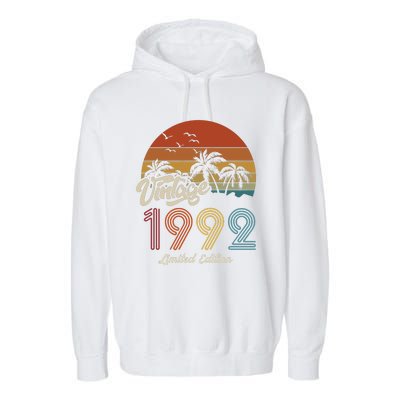 31st Birthday Vintage Limited Edition 1992 Garment-Dyed Fleece Hoodie