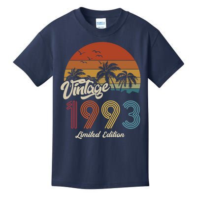 30th Birthday Vintage Limited Edition 1993 Kids T-Shirt