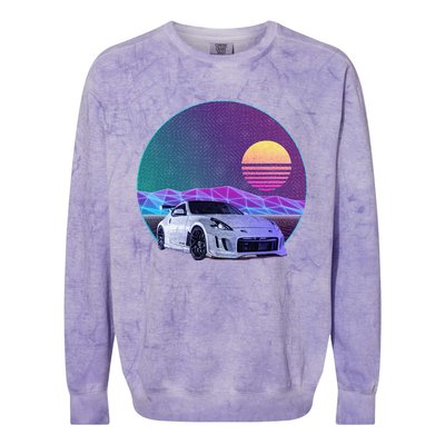 370z Car Colorblast Crewneck Sweatshirt