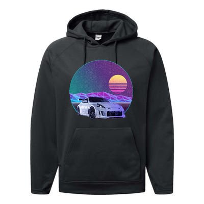 370z Car Performance Fleece Hoodie