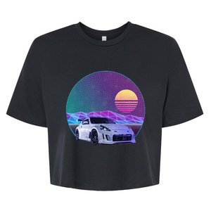 370z Car Bella+Canvas Jersey Crop Tee