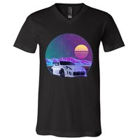 370z Car V-Neck T-Shirt