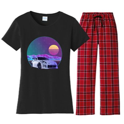 370z Car Women's Flannel Pajama Set