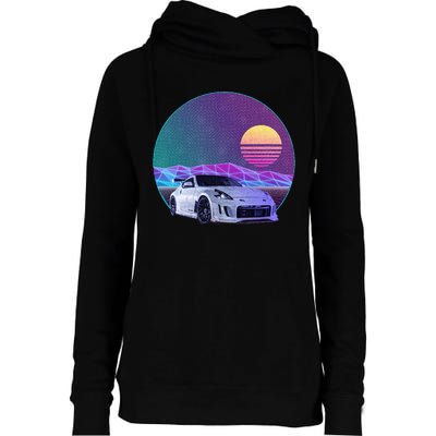 370z Car Womens Funnel Neck Pullover Hood