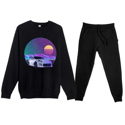 370z Car Premium Crewneck Sweatsuit Set