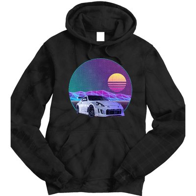 370z Car Tie Dye Hoodie