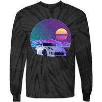 370z Car Tie-Dye Long Sleeve Shirt