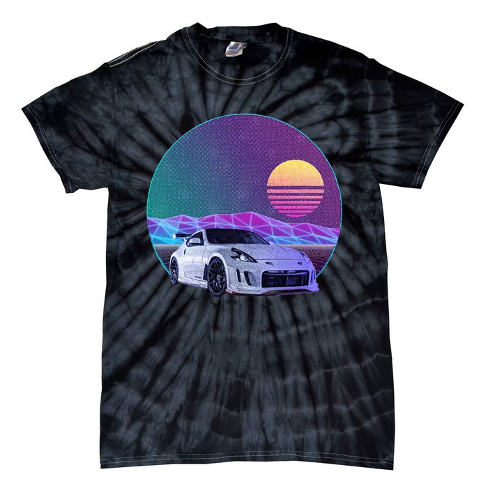 370z Car Tie-Dye T-Shirt