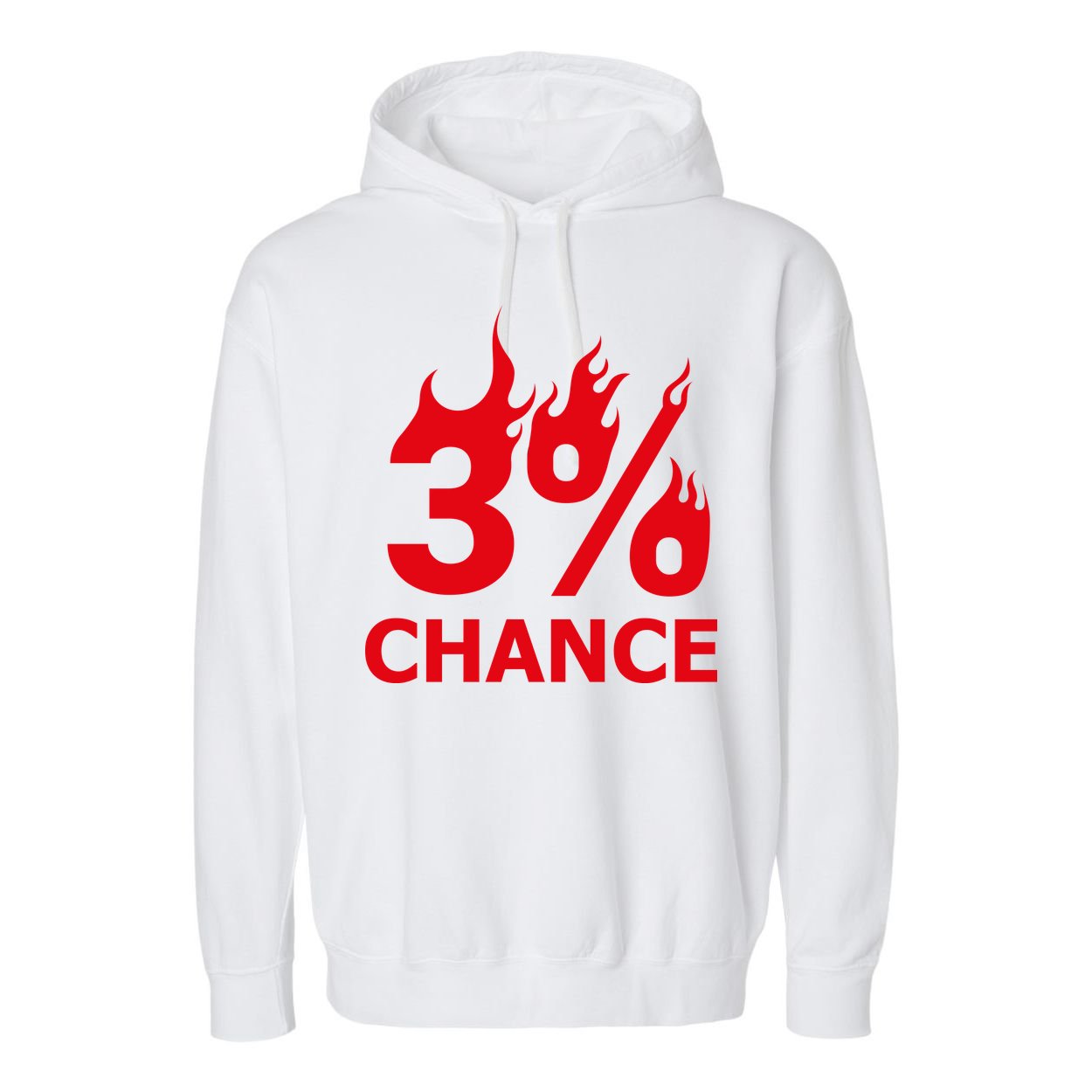 3% Chance Garment-Dyed Fleece Hoodie