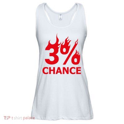 3% Chance Ladies Essential Flowy Tank