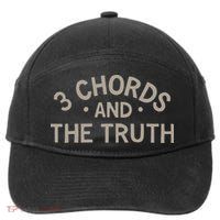 3 Chords And The Truth 7-Panel Snapback Hat