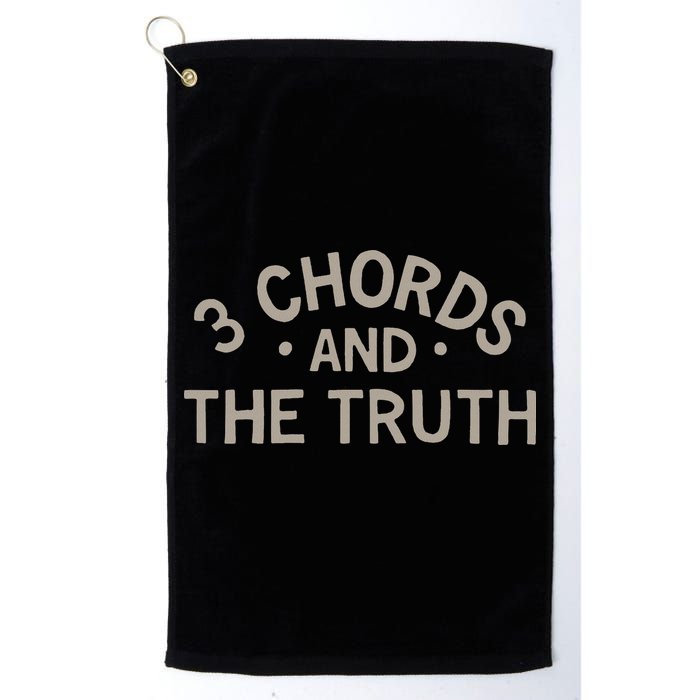 3 Chords And The Truth Golf Towel