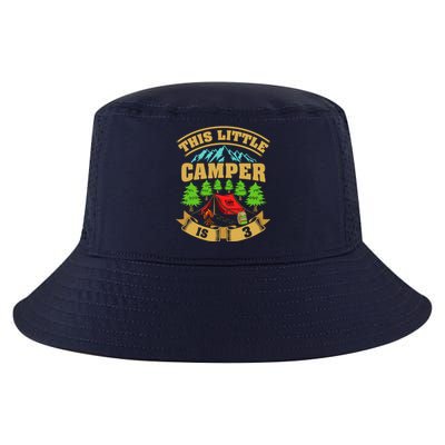 3rd Camping Birthday Camper Lover 3 Year Old Cool Comfort Performance Bucket Hat