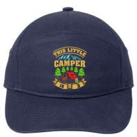 3rd Camping Birthday Camper Lover 3 Year Old 7-Panel Snapback Hat