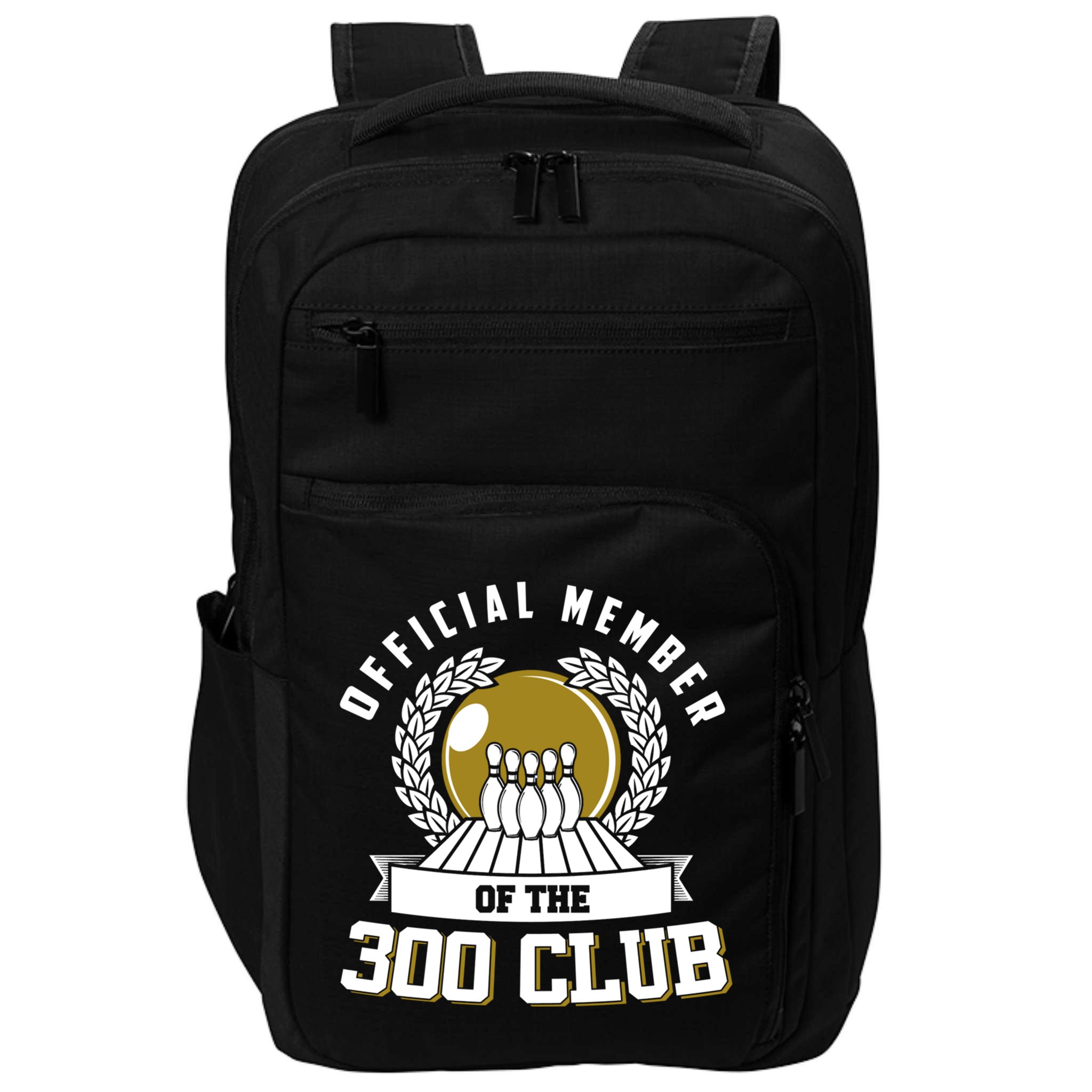 300 Club Bowling Cute Gift 300 Game Bowler Gift Impact Tech Backpack