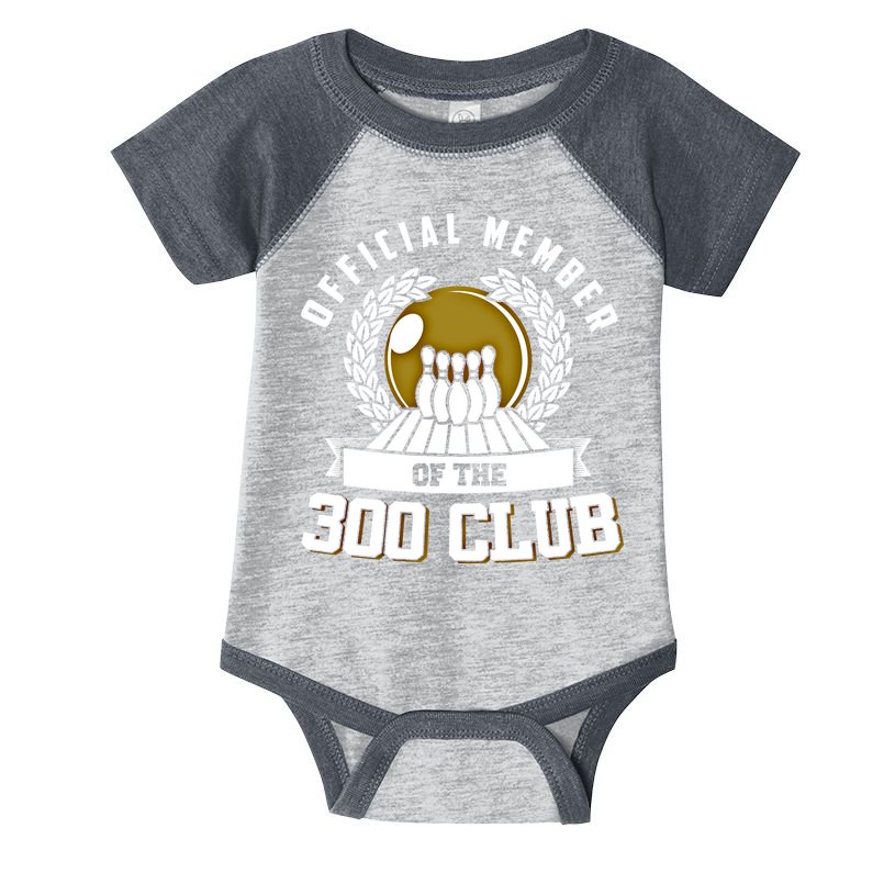 300 Club Bowling Gift 300 Game Bowler Gift Cool Gift Infant Baby Jersey Bodysuit