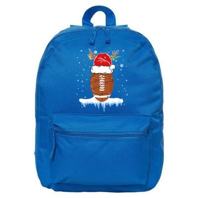 34do Christmas Football Santa Hat Merry Xmas Football Lover Great Gift 16 in Basic Backpack