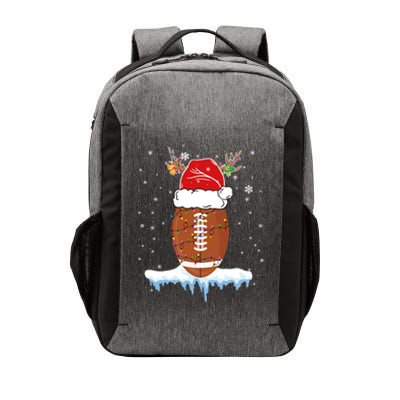 34do Christmas Football Santa Hat Merry Xmas Football Lover Great Gift Vector Backpack