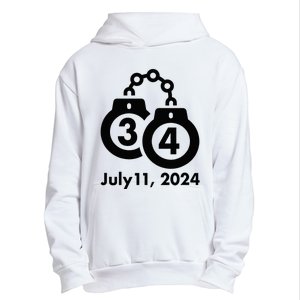 34 Counts Felon Handcuffs July 11 2024 Urban Pullover Hoodie