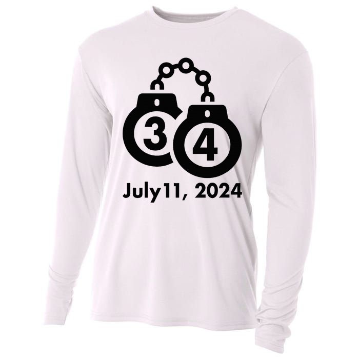 34 Counts Felon Handcuffs July 11 2024 Cooling Performance Long Sleeve Crew