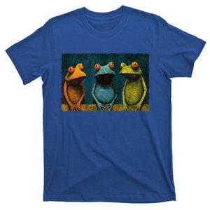 3 Cute Funny Frogs Men, Women, Frog Lovers T-Shirt