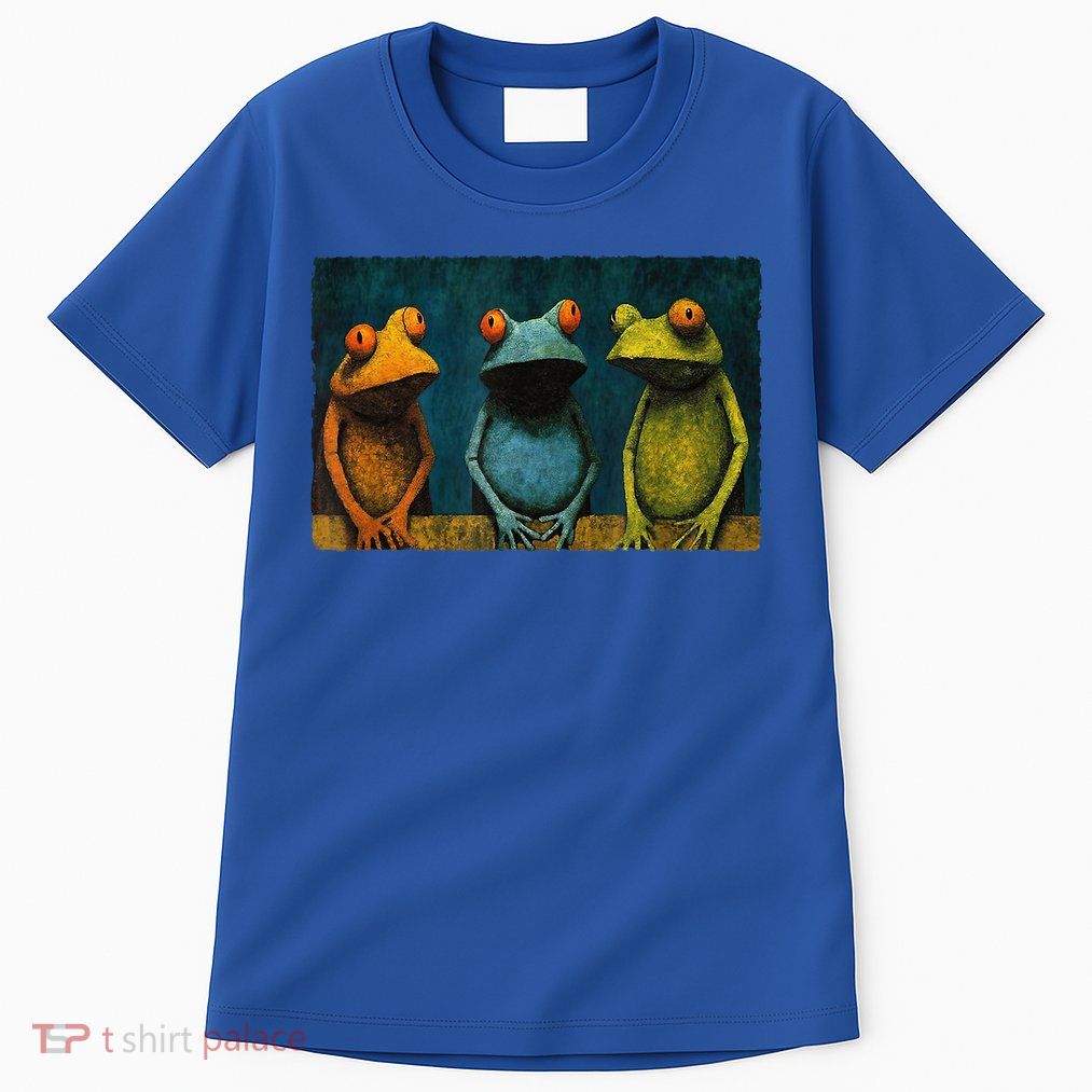 3 Cute Funny Frogs Men, Women, Frog Lovers Tall T-Shirt