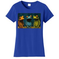 3 Cute Funny Frogs Men, Women, Frog Lovers Women's T-Shirt