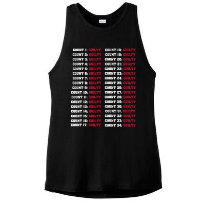 34 Counts Guilty Design Ladies PosiCharge Tri-Blend Wicking Tank