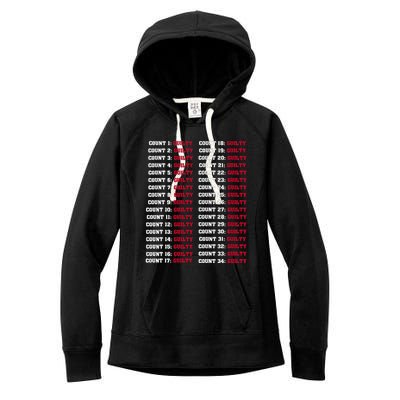 34 Counts Guilty Design Women's Fleece Hoodie