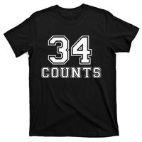 34 Counts President Donald Trump Team Biden Finally! Meme T-Shirt