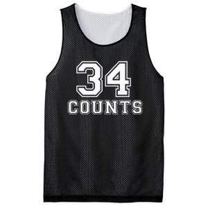 34 Counts President Donald Trump Team Biden Finally! Meme Mesh Reversible Basketball Jersey Tank