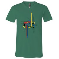 35mm Composition Work V-Neck T-Shirt