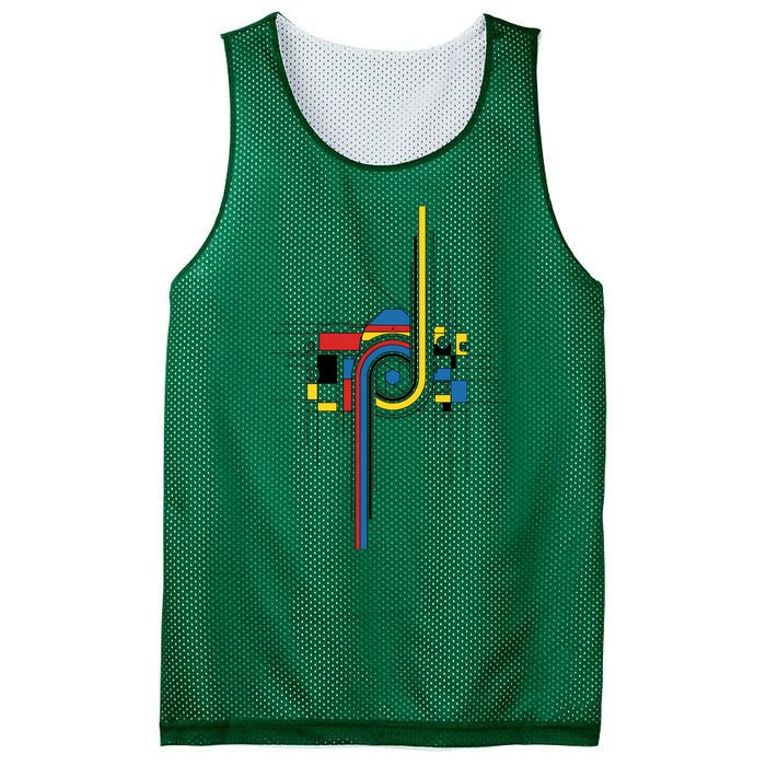 35mm Composition Work Mesh Reversible Basketball Jersey Tank