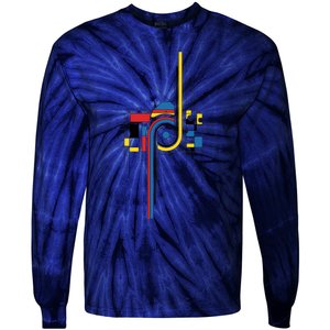 35mm Composition Work Tie-Dye Long Sleeve Shirt