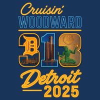 313 Cruisin' Woodward Detroit M1 2025 Doggie Tank