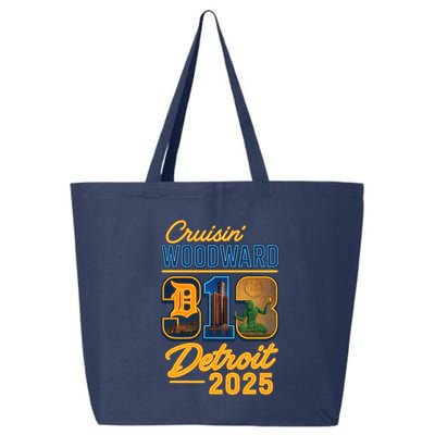 313 Cruisin' Woodward Detroit M1 2025 25L Jumbo Tote