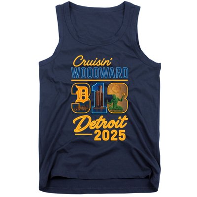 313 Cruisin' Woodward Detroit M1 2025 Tank Top