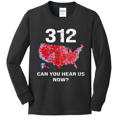 312 Can You Hear Us Now Kids Long Sleeve Shirt