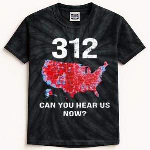 312 Can You Hear Us Now Kids Tie-Dye T-Shirt