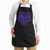 3D Trippy Cat Apron