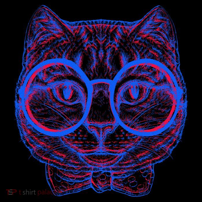 3D Trippy Cat Impact Tech Backpack
