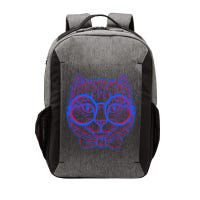 3D Trippy Cat Vector Backpack