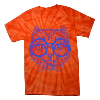 3D Trippy Cat Tie-Dye T-Shirt
