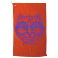 3D Trippy Cat Golf Towel