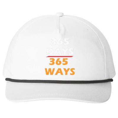 365 Days 365 Ways |Funny Snapback Five-Panel Rope Hat