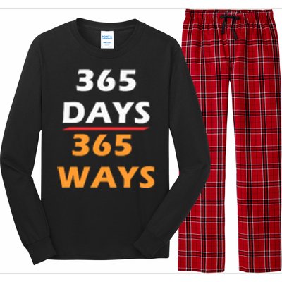 365 Days 365 Ways |Funny Long Sleeve Pajama Set