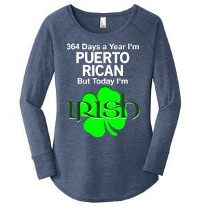 364 Days A Year I'm Puerto Rican, Today I'm Irish T Women's Perfect Tri Tunic Long Sleeve Shirt