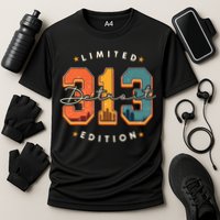 313 Detroit Area Code Skyline Performance Shirt