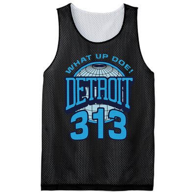 313 Detroit Area Code What Up Doe Hometown Mesh Reversible Basketball Jersey Tank