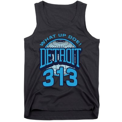 313 Detroit Area Code What Up Doe Hometown Tank Top